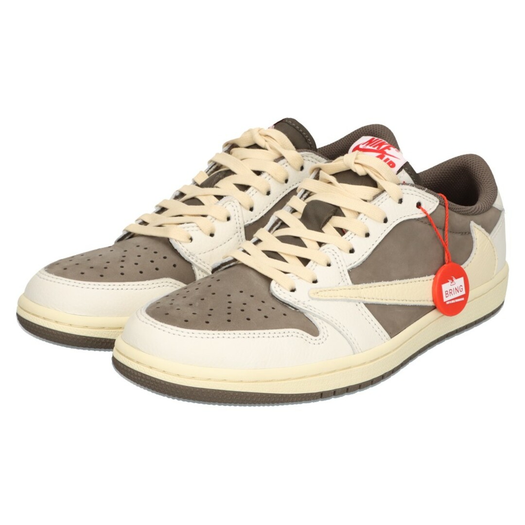 NIKE(ナイキ)のNIKE ナイキ ×TRAVIS SCOTT AIR JORDAN 1 LOW OG REVERSE MOCHA DM7866-162 トラヴィススコット エアジョーダン1 ローカットスニーカー リバースモカ US7.5/25.5cm メンズの靴/シューズ(スニーカー)の商品写真