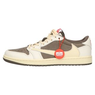 ナイキ(NIKE)のNIKE ナイキ ×TRAVIS SCOTT AIR JORDAN 1 LOW OG REVERSE MOCHA DM7866-162 トラヴィススコット エアジョーダン1 ローカットスニーカー リバースモカ US7.5/25.5cm(スニーカー)