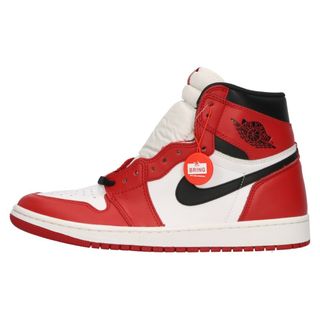 ナイキ(NIKE)のNIKE ナイキ AIR JORDAN 1 RETRO HIGH OG CHICAGO 2015 エアジョーダン1シカゴ ハイカットスニーカー レッド/ホワイト US9.5/27.5cm 55088-101 15/21.5(スニーカー)