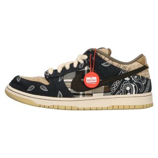 ナイキ(NIKE)のNIKE ナイキ DUNK LOW PRM QS TRAVIS SCOTT CACTUS JACK トラビススコット ダンクロープレミアムカクタスジャックスニーカー ネイビー/ベージュ US9.5/27.5cm CT5053-001(スニーカー)