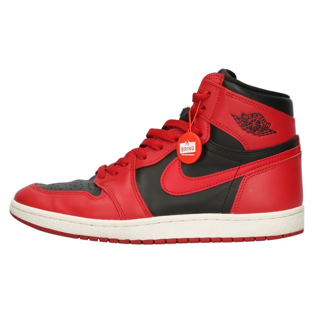 NIKE(ナイキ)のNIKE ナイキ AIR JORDAN 1 HI 85 VARSITY RED エアジョーダン1 バーシティレッド ハイカットスニーカー ブラック/レッド US9.5/27.5cm BQ4422-600 メンズの靴/シューズ(スニーカー)の商品写真