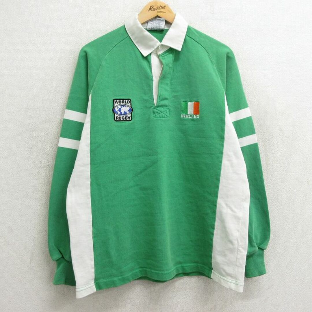 M☆古着 バーバリアン 長袖 ラガー シャツ メンズ 90年代 90s M☆古着 バーバリアン 長袖 ラガー シャツ メンズ 90年代 90s
