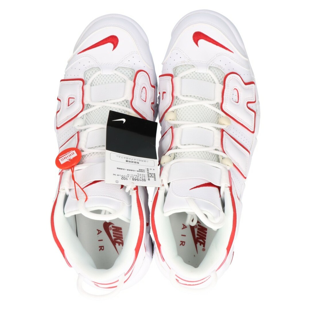 NIKE(ナイキ)のNIKE ナイキ AIR MORE UPTEMPO VARSITY RED 921948-102 エアモア アップテンポ バーシティレッド ハイカットスニーカー US12/30cm ホワイト/レッド メンズの靴/シューズ(スニーカー)の商品写真