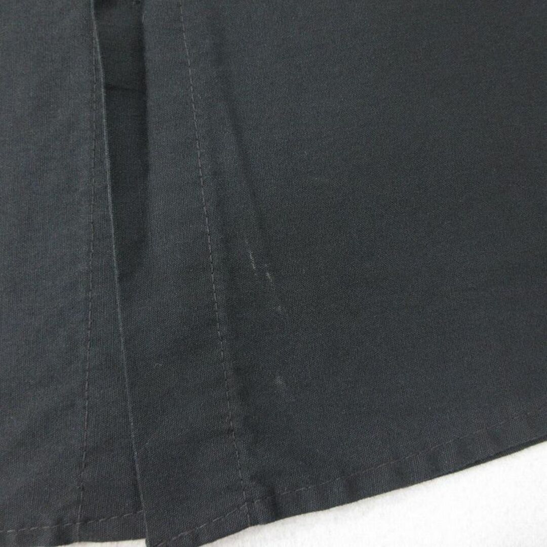 M★古着 半袖 ワーク シャツ メンズ メサ空港 黒 ブラック 24mar23 中古 トップス メンズのトップス(シャツ)の商品写真