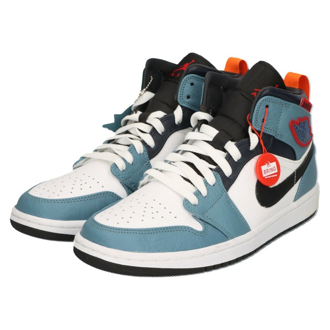 NIKE(ナイキ)のNIKE ナイキ ×FACETASM AIR JORDAN1 MID SE FRLS APLA ファセッタズム エアジョーダン1 ミッド フィアレス ハイカットスニーカー ブルー/ホワイト US9/27cm CU2802-100 メンズの靴/シューズ(スニーカー)の商品写真