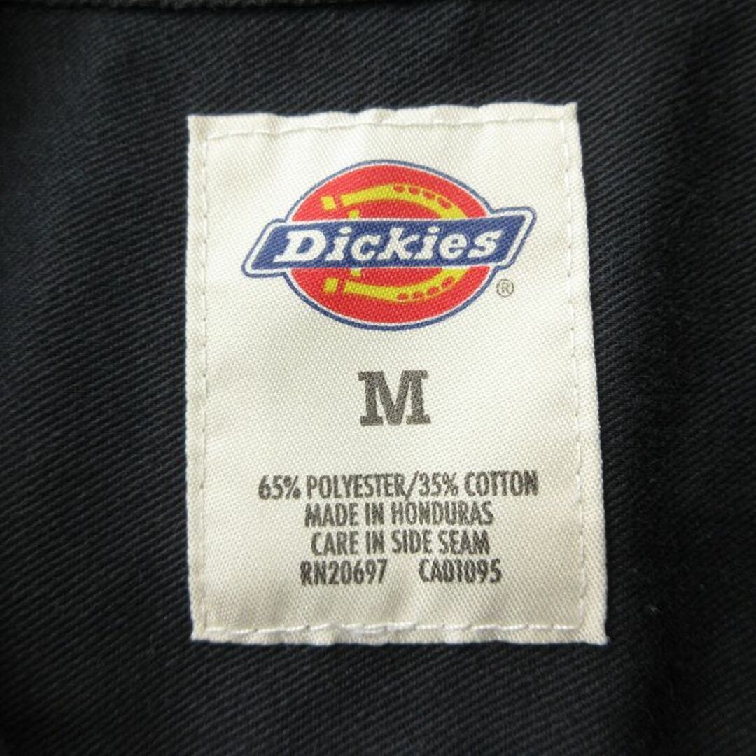 Dickies(ディッキーズ)のL★古着 ディッキーズ Dickies 半袖 ワーク シャツ メンズ 黒 ブラック 24mar23 中古 トップス メンズのトップス(シャツ)の商品写真