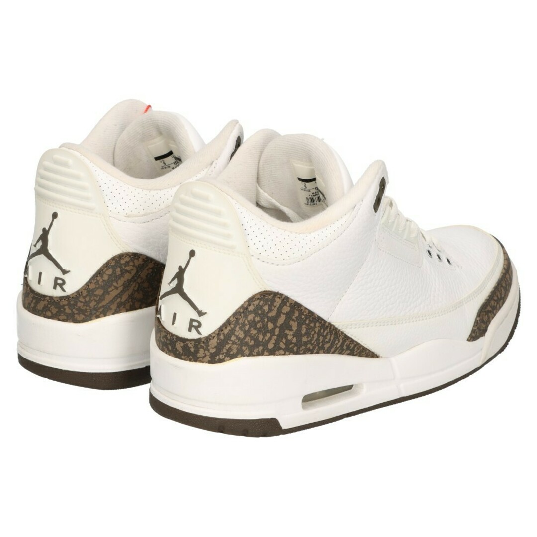 NIKE(ナイキ)のNIKE ナイキ AIR JORDAN 3 RETRO MOCHA 136064-122 エアジョーダン 3 モカ ローカットスニーカー ホワイト/ブラウン US9/27cm メンズの靴/シューズ(スニーカー)の商品写真