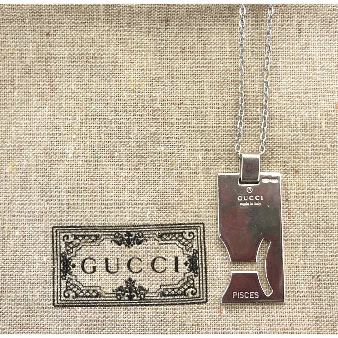 Gucci(グッチ)のGUCCI PISCES ホロスコープ ネックレス/ペンダント(チェーン2種) メンズのアクセサリー(ネックレス)の商品写真