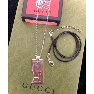 グッチ(Gucci)のGUCCI PISCES ホロスコープ ネックレス/ペンダント(チェーン2種)(ネックレス)