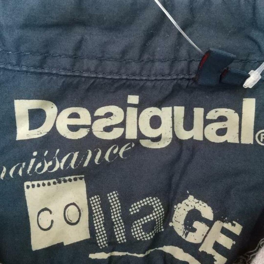 DESIGUAL(デシグアル)のDesigual(デシグアル) 長袖シャツ サイズM メンズ美品  - カーキ×ネイビー×マルチ チェック柄 メンズのトップス(シャツ)の商品写真