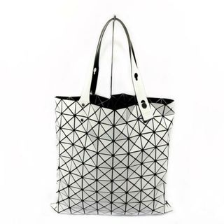 バオバオイッセイミヤケ(BaoBaoIsseyMiyake)のBAOBAO ISSEYMIYAKE(バオバオイッセイミヤケ) トートバッグ - BB55-AG008 白×黒 PVC(塩化ビニール)×ポリエステル×ナイロン×ポリウレタン(トートバッグ)