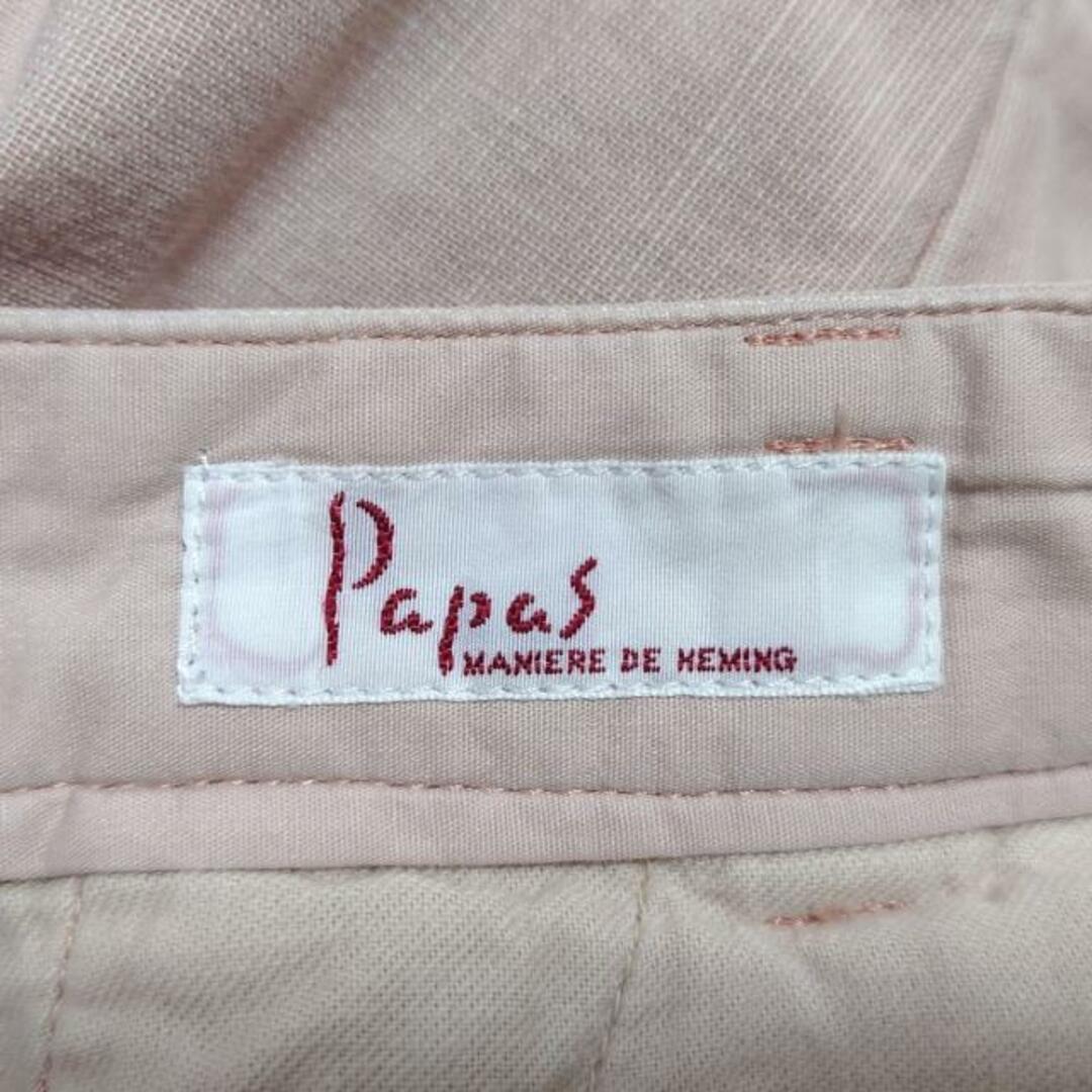 Papas(パパス) パンツ サイズXL メンズ - ピンクベージュ フルレングス メンズのパンツ(その他)の商品写真