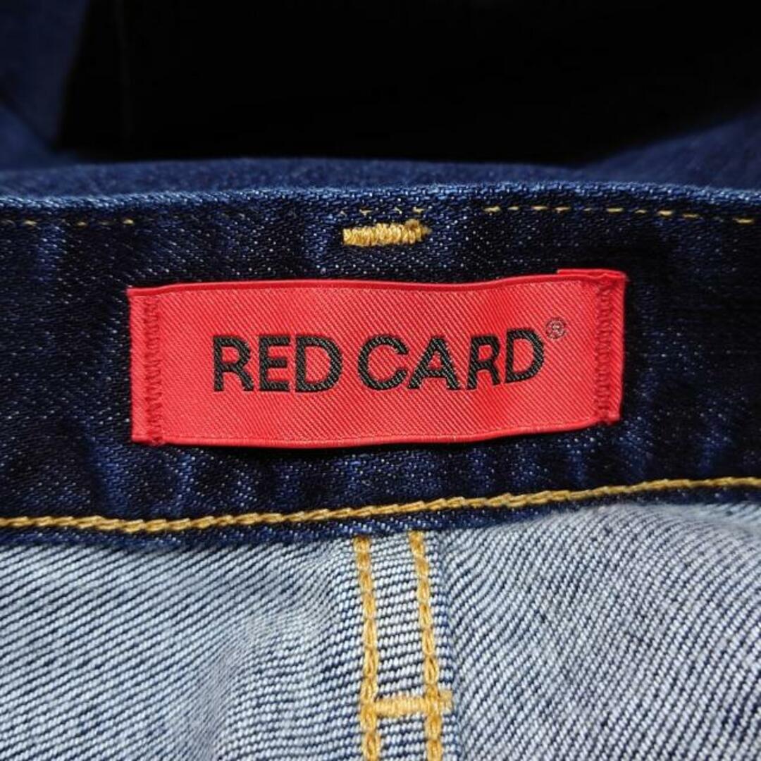 RED CARD(レッドカード) ジーンズ サイズ26 S レディース - ダークネイビー フルレングス/ダメージ加工 レディースのパンツ(デニム/ジーンズ)の商品写真