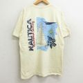 L★古着 ノーティカ NAUTICA 半袖 ビンテージ Tシャツ メンズ 90…