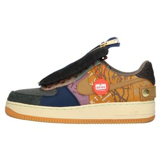 ナイキ(NIKE)のNIKE ナイキ ×Travis Scott AIR FORCE 1 LOW CACTUS JACK トラビス スコット エアフォース 1 カクタスジャック ローカットスニーカー ブラウン/ネイビー US9 CN2405-900(スニーカー)