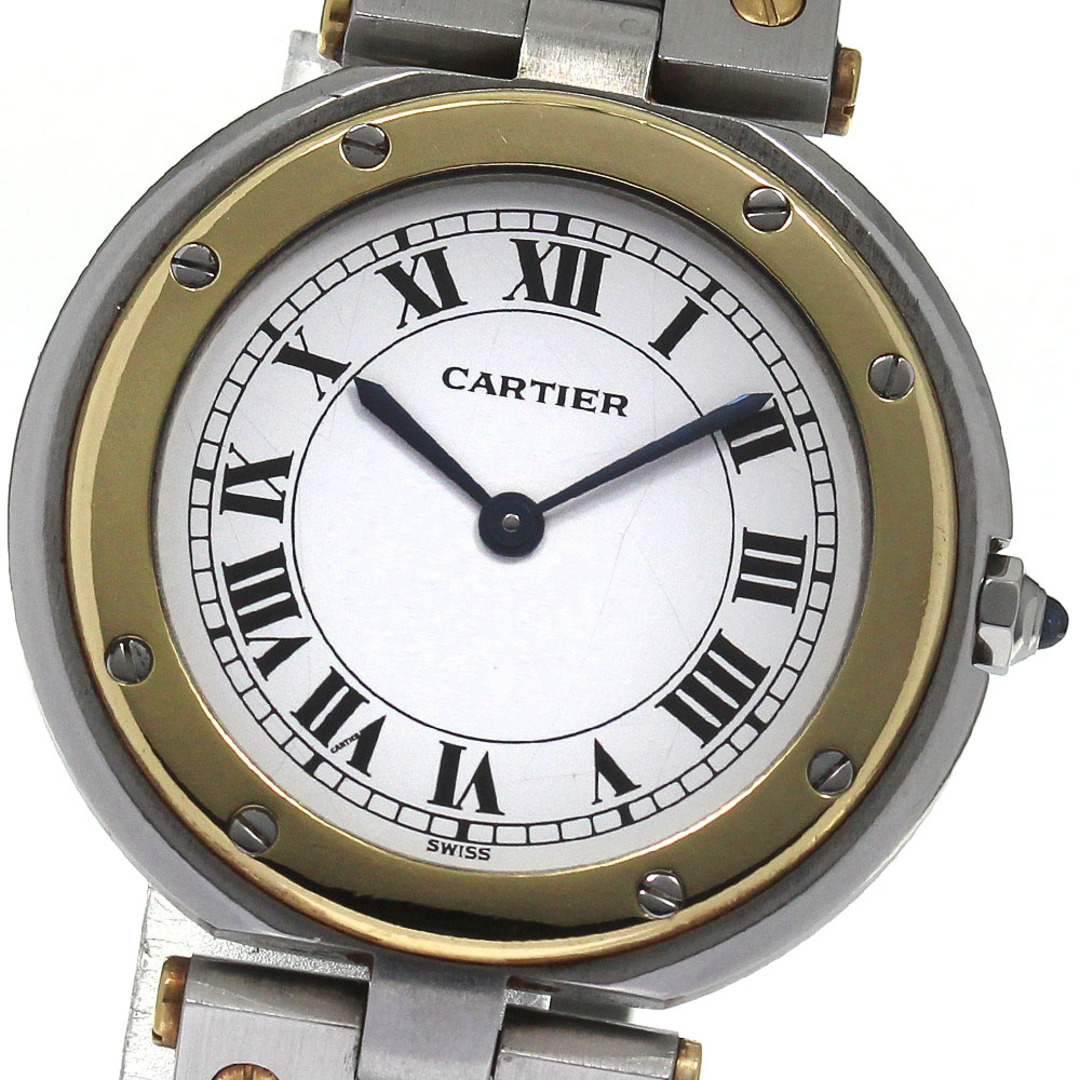 Cartier(カルティエ)のカルティエ CARTIER サントスラウンド LM コンビ クォーツ メンズ _805393 メンズの時計(腕時計(アナログ))の商品写真