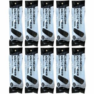 【まとめ買い】10本セット 粘着スペアテープ ブラック 90周巻ｘ幅約160mm(日用品/生活雑貨)