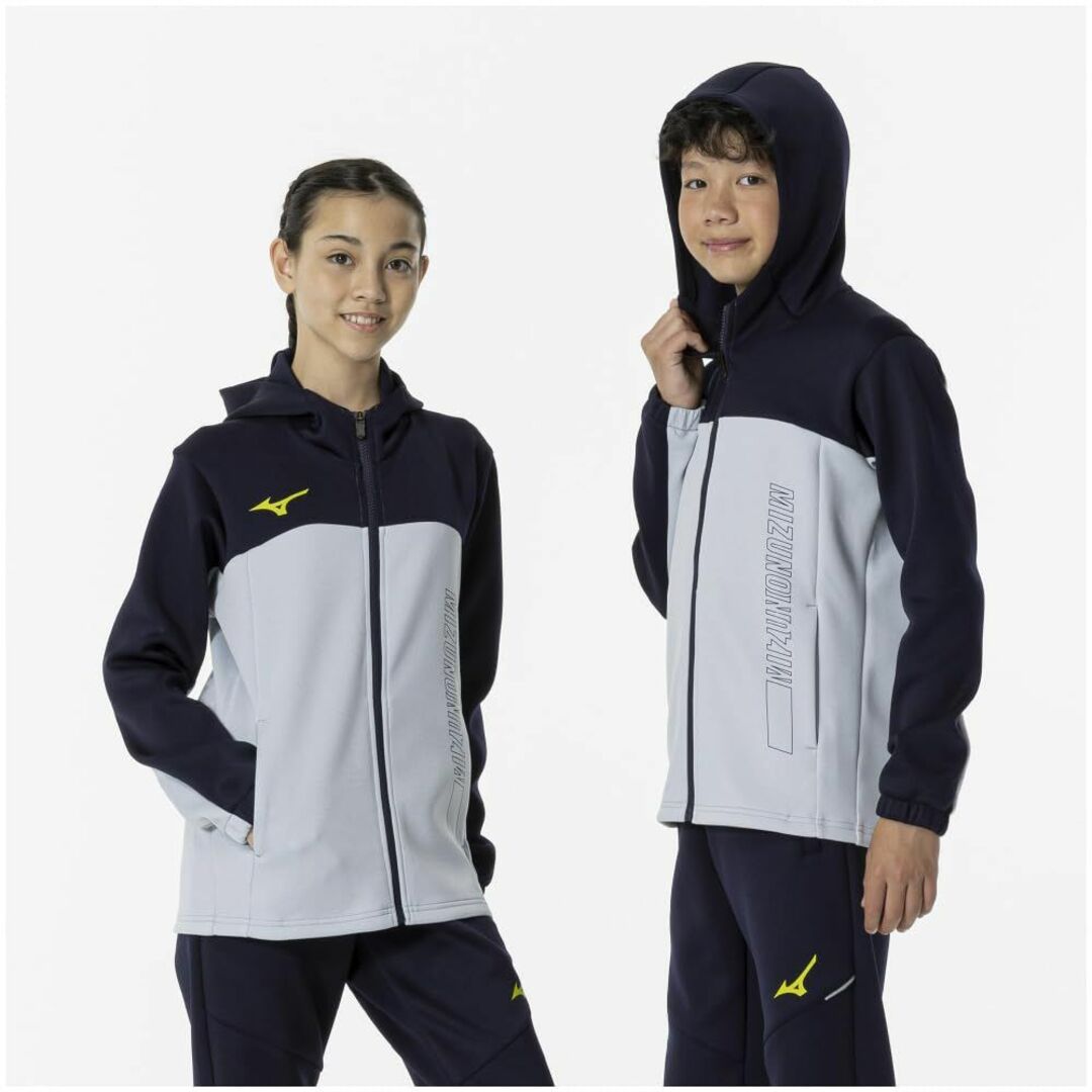 [MIZUNO] トレーニングウェアストレッチスウェット フルジップ フーディ  キッズ/ベビー/マタニティのベビー服(~85cm)(その他)の商品写真