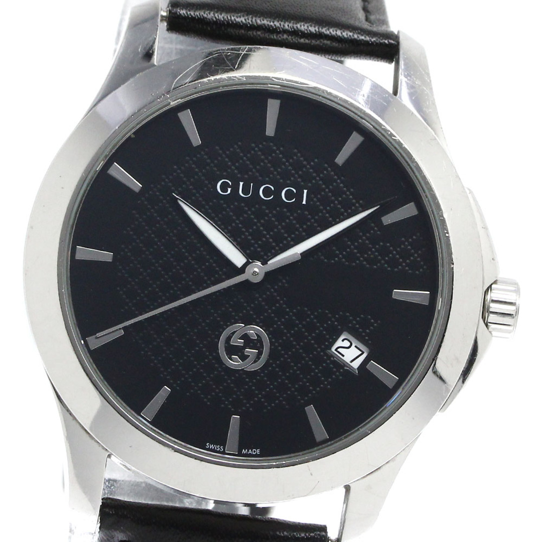 Gucci(グッチ)のグッチ GUCCI 126.4 Gタイムレス デイト クォーツ メンズ _775592 メンズの時計(腕時計(アナログ))の商品写真