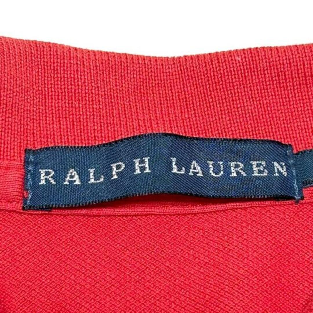 POLO RALPH LAUREN(ポロラルフローレン)のPOLObyRalphLauren(ポロラルフローレン) 半袖ポロシャツ サイズS レディース - レッド レディースのトップス(ポロシャツ)の商品写真