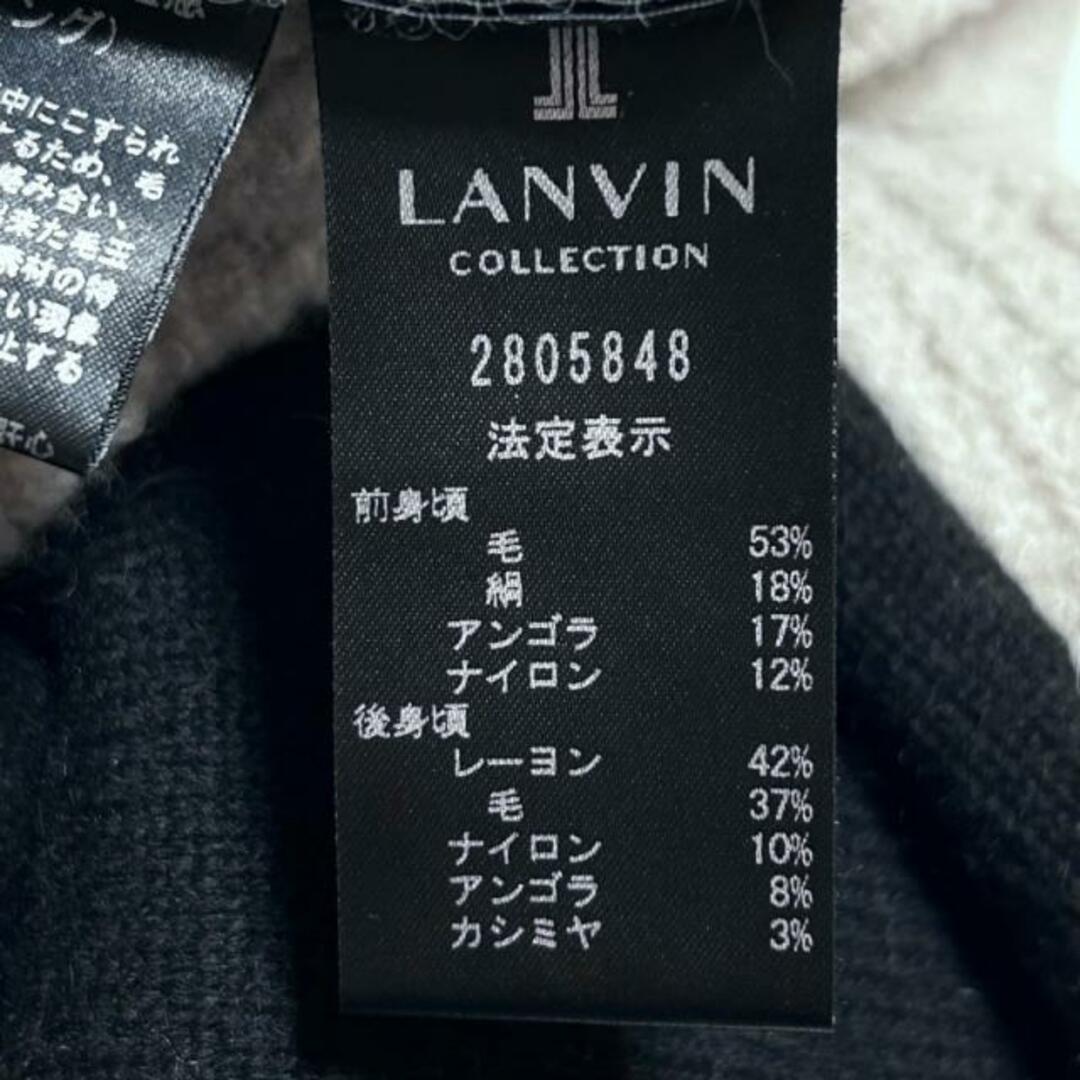 LANVIN COLLECTION(ランバンコレクション)のLANVIN COLLECTION(ランバンコレクション) 長袖セーター サイズ38 M レディース - グレーベージュ×黒×ピンク タートルネック レディースのトップス(ニット/セーター)の商品写真