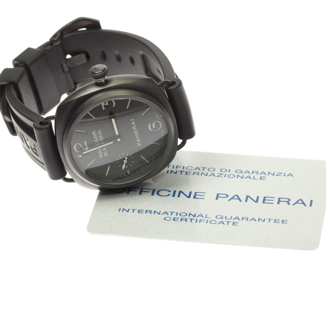 PANERAI(パネライ)のパネライ PANERAI PAM00292 ラジオミール ブラックシール 手巻き メンズ 良品 保証書付き_808699 メンズの時計(腕時計(アナログ))の商品写真