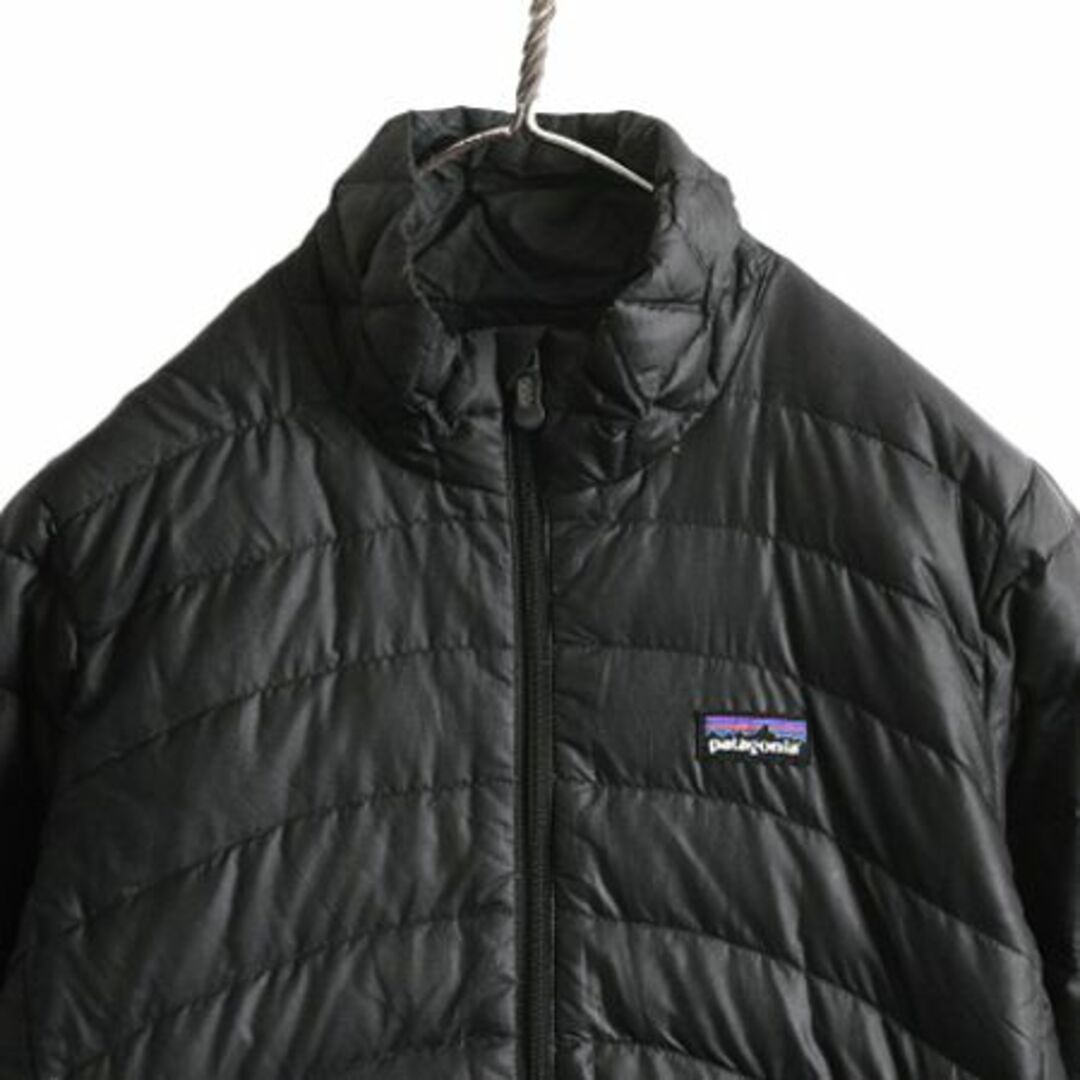 patagonia(パタゴニア)の13年製 パタゴニア ダウン セーター レディース M 古着 Patagonia ナイロン ジャケット アウター ブルゾン アウトドア パッカブル ブラック レディースのジャケット/アウター(ダウンジャケット)の商品写真