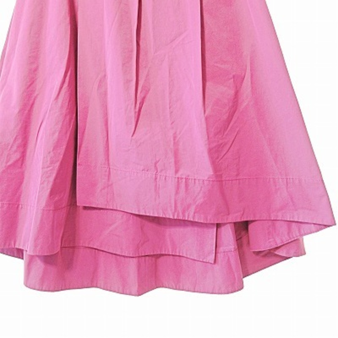 ESTNATION(エストネーション)のエストネーション 近年 Aライン フレア スカート ロング ラップ風 赤紫36 レディースのスカート(ひざ丈スカート)の商品写真