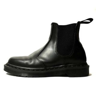 ドクターマーチン(Dr.Martens)のDr.Martens(ドクターマーチン) ショートブーツ EU 37 レディース - 黒 サイドゴア レザー(ブーツ)