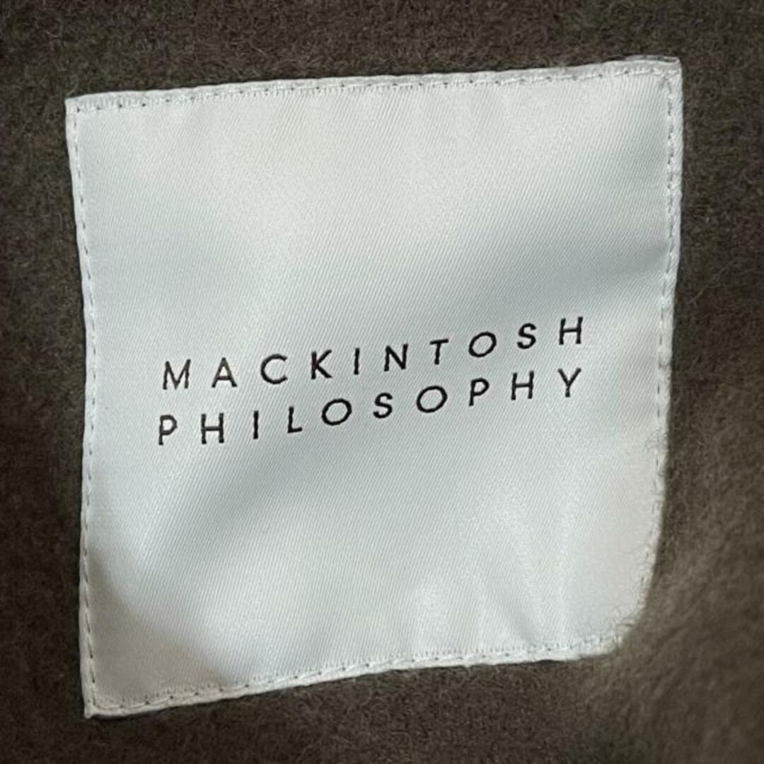 MACKINTOSH PHILOSOPHY(マッキントッシュフィロソフィー)のMACKINTOSH PHILOSOPHY(マッキントッシュフィロソフィー) コート サイズ34 M レディース美品  - ダークブラウン 長袖/冬 レディースのジャケット/アウター(その他)の商品写真