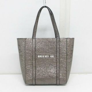 バレンシアガ(Balenciaga)のBALENCIAGA(バレンシアガ) トートバッグ エブリデイトートXXS 551815 メタリックブラック エナメル（レザー）(トートバッグ)