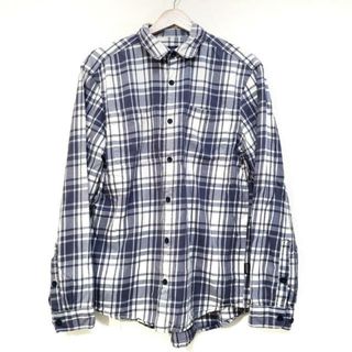 パタゴニア(patagonia)のPatagonia(パタゴニア) 長袖シャツ サイズS メンズ美品  - ダークグレー×アイボリー(シャツ)