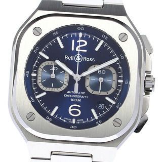 ベルアンドロス(Bell & Ross)のベル＆ロス Bell＆Ross BR05C-BLU-ST/SST BR05 ブルー スティール クロノグラフ 自動巻き メンズ 美品 箱付き_808562(腕時計(アナログ))