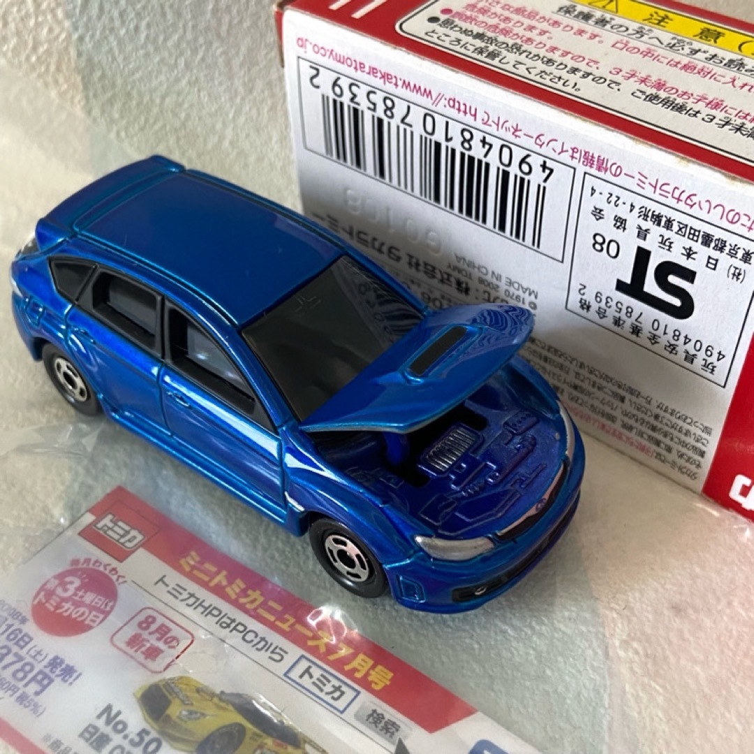 Takara Tomy(タカラトミー)のトミカ スバルインプレッサWRX STI３台セット エンタメ/ホビーのおもちゃ/ぬいぐるみ(ミニカー)の商品写真