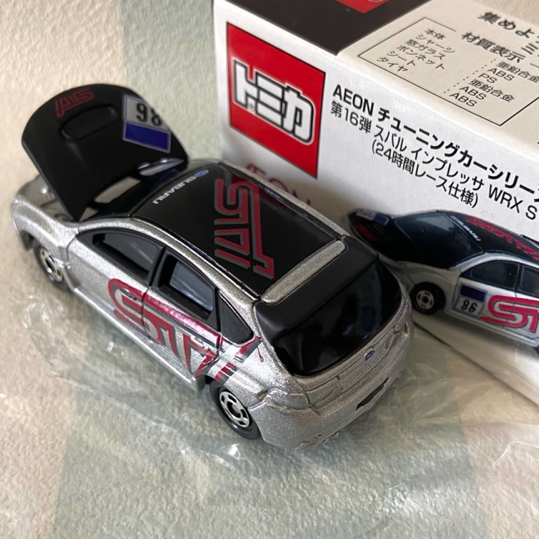 Takara Tomy(タカラトミー)のトミカ スバルインプレッサWRX STI３台セット エンタメ/ホビーのおもちゃ/ぬいぐるみ(ミニカー)の商品写真