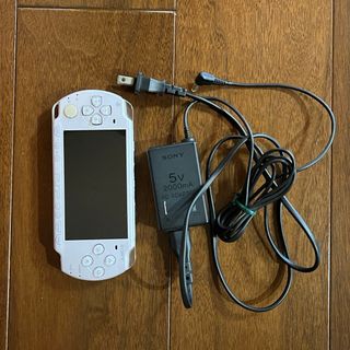 プレイステーションポータブル(PlayStation Portable)のPSP ラベンダーパープル？　ジャンク品(携帯用ゲーム機本体)