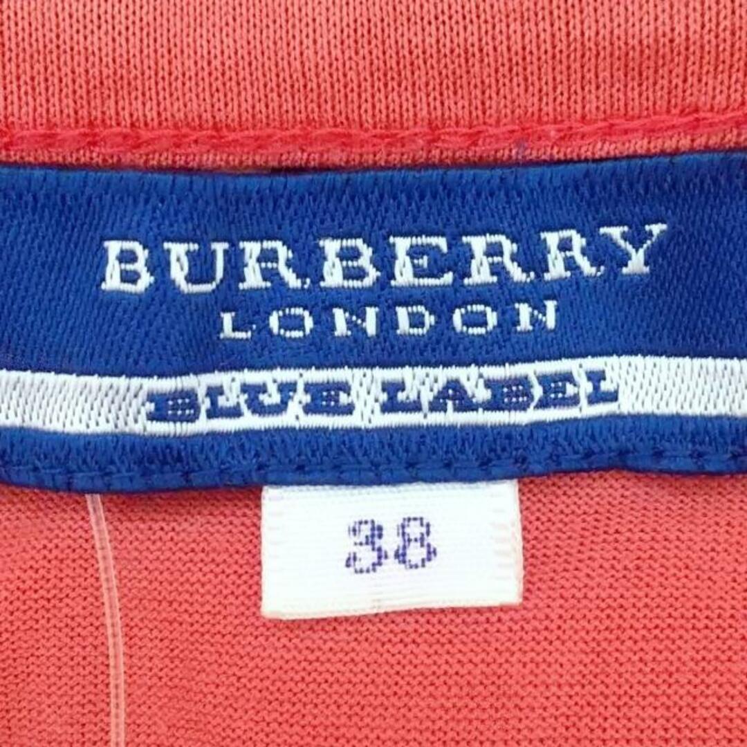 BURBERRY BLUE LABEL(バーバリーブルーレーベル)のBurberry Blue Label(バーバリーブルーレーベル) 半袖カットソー サイズ38 M レディース - ピンク フリル レディースのトップス(カットソー(半袖/袖なし))の商品写真