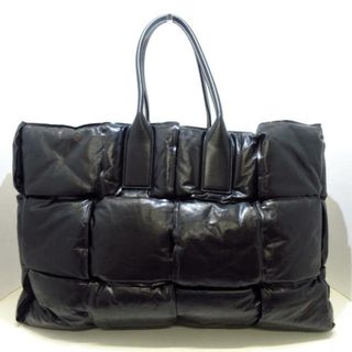 ボッテガヴェネタ(Bottega Veneta)のBOTTEGA VENETA(ボッテガヴェネタ) トートバッグ マキシイントレチャート 黒 レザー(トートバッグ)