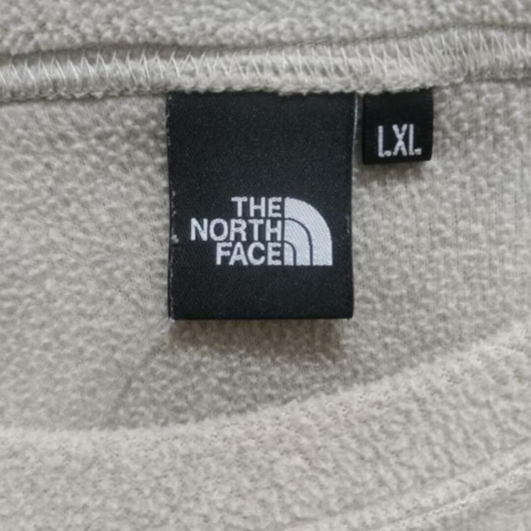 THE NORTH FACE(ザノースフェイス)のTHE NORTH FACE(ノースフェイス) ワンピース サイズXL レディース美品  - グレーベージュ×黒 クルーネック/長袖/ロング レディースのワンピース(その他)の商品写真