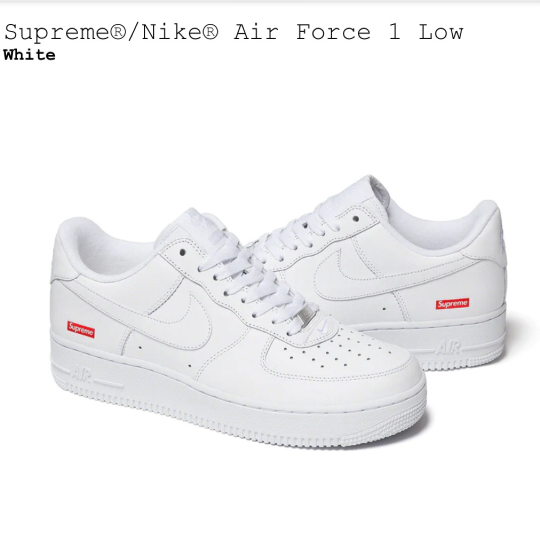 Supreme(シュプリーム)のsupreme NIKE Air Force 1 low  メンズの靴/シューズ(スニーカー)の商品写真