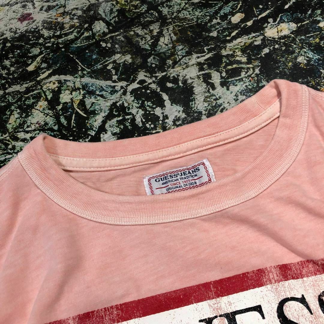 GUESS(ゲス)のゲス-GUESS-ヴィンテージデザインオーバーサイズカットソー サイズXS レディースのトップス(Tシャツ(半袖/袖なし))の商品写真