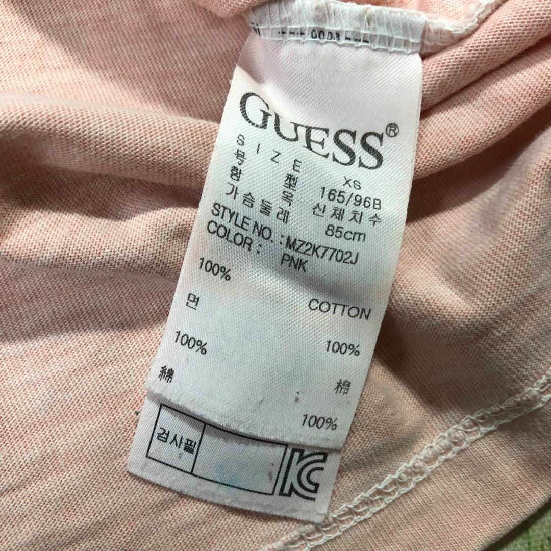 GUESS(ゲス)のゲス-GUESS-ヴィンテージデザインオーバーサイズカットソー サイズXS レディースのトップス(Tシャツ(半袖/袖なし))の商品写真