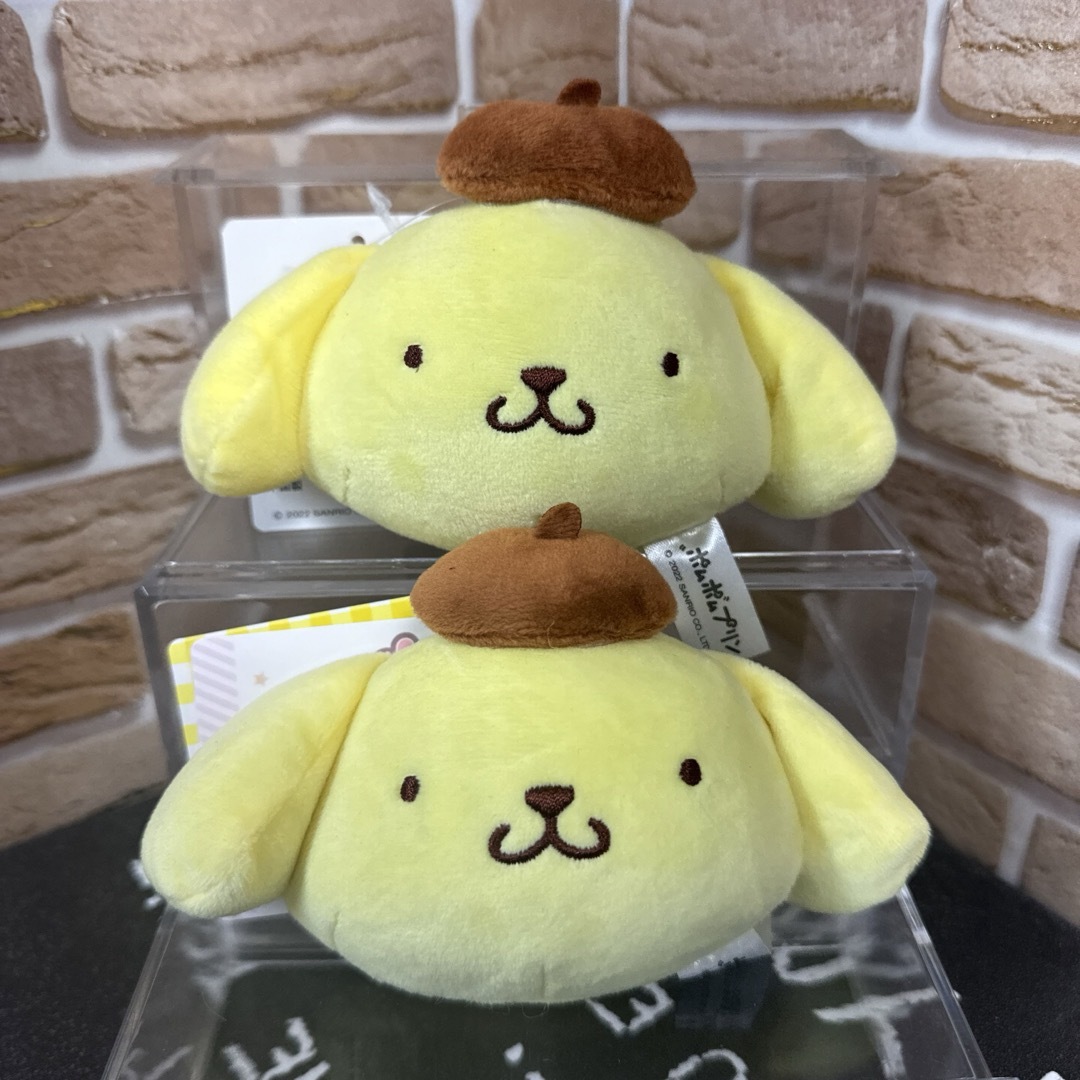 サンリオ(サンリオ)のSanrio サンリオ　マスコットミラー　ポムポムぷりん　2個セット エンタメ/ホビーのおもちゃ/ぬいぐるみ(キャラクターグッズ)の商品写真