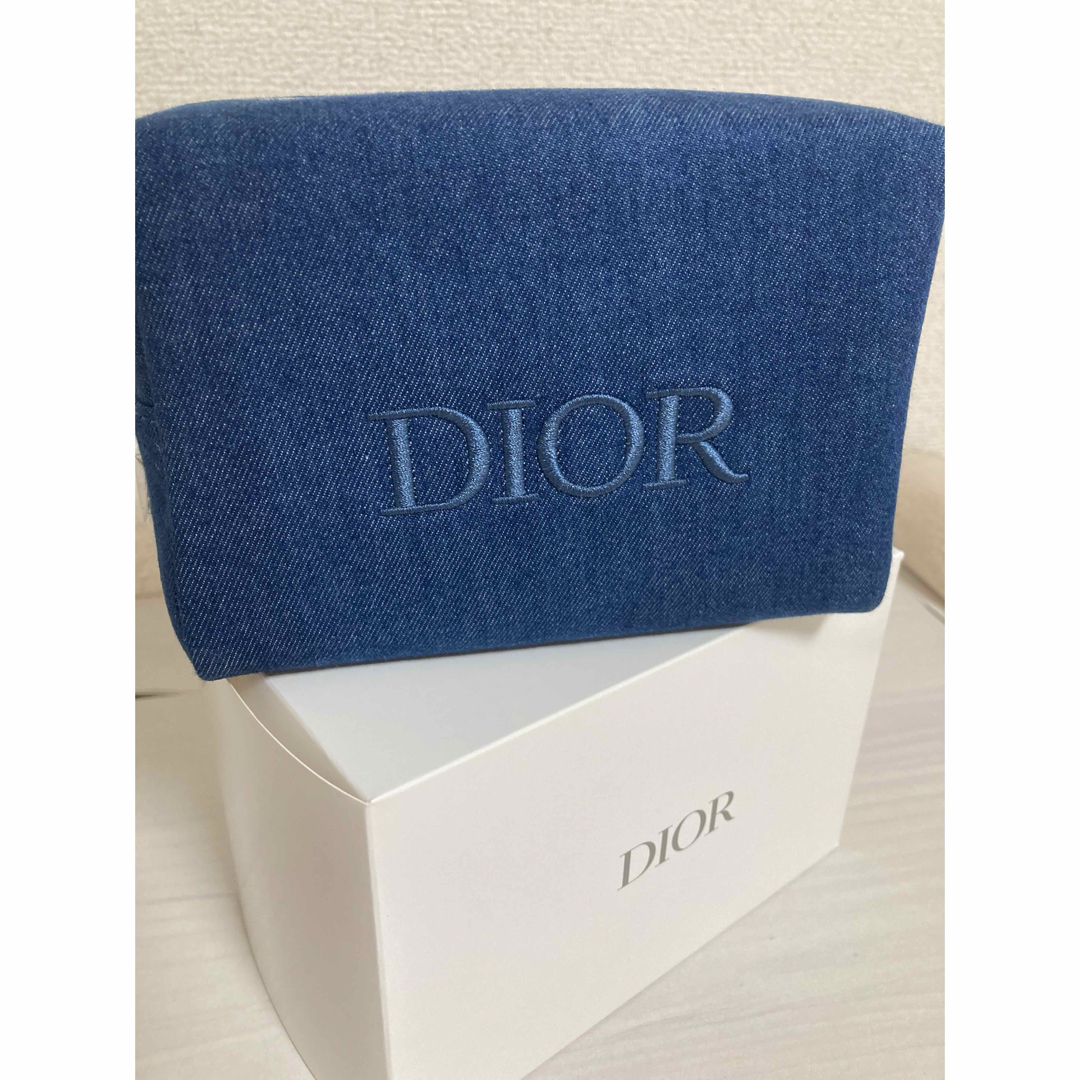 Christian Dior(クリスチャンディオール)のディオール オファー 2024 ノベルティ デニムポーチ コスメミニサイズセット コスメ/美容のキット/セット(コフレ/メイクアップセット)の商品写真