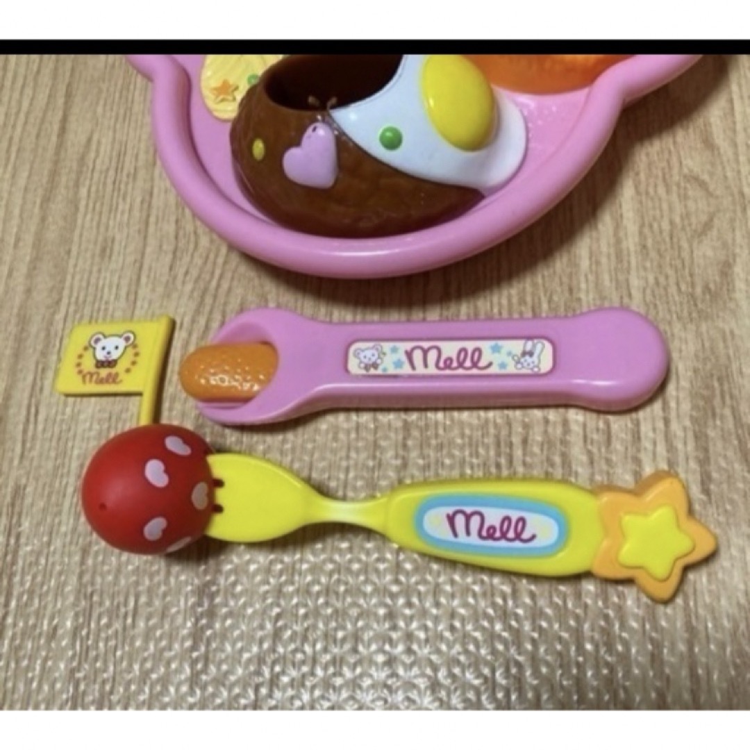 メルちゃん(メルチャン)のメルちゃん　キッズプレート キッズ/ベビー/マタニティのおもちゃ(ぬいぐるみ/人形)の商品写真