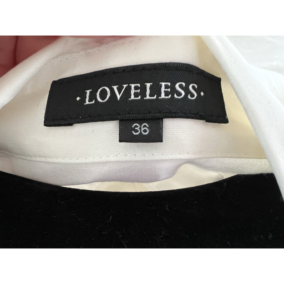 LOVELESS(ラブレス)のラブレフ　レースブラウス　LOVELESS レディースのトップス(シャツ/ブラウス(長袖/七分))の商品写真