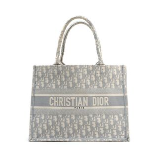 クリスチャンディオール(Christian Dior)のクリスチャンディオール ブックトート キャンバス  グレー レディース ト(トートバッグ)