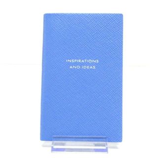 SMYTHSON(スマイソン) 小物美品  ブルー ノート/INSPIRATIONS AND IDEAS レザー×ペーパー