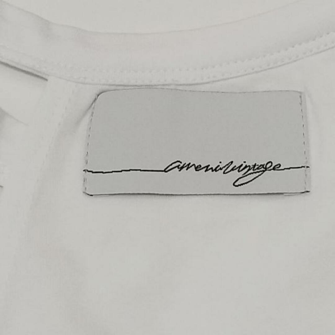 AMERI(アメリ) 半袖カットソー サイズF レディース美品  - 白 レディースのトップス(カットソー(半袖/袖なし))の商品写真