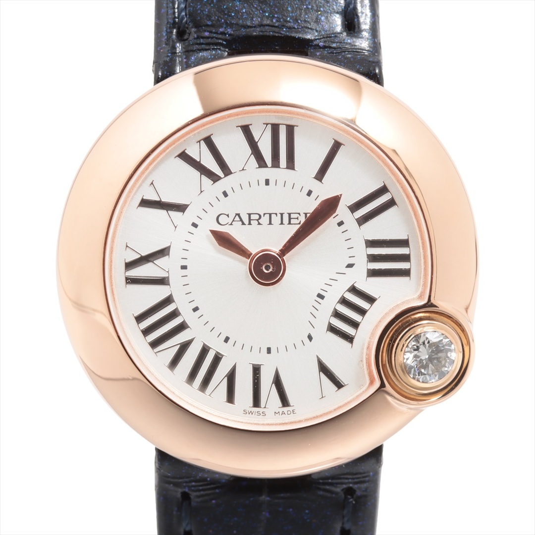 Cartier(カルティエ)のカルティエ バロンブラン ドゥ カルティエ PG×革   レディース 腕時 レディースのファッション小物(腕時計)の商品写真